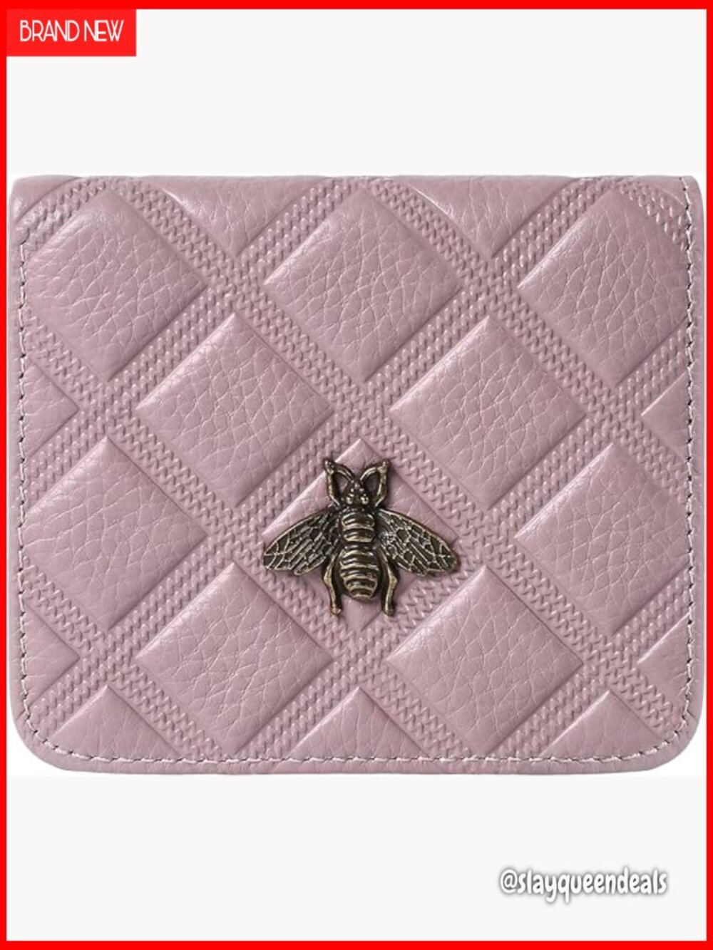 Genuine Leather RFID Blocking Bifold Wallet Compact Slim Women's Purse